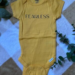 Fearless Yellow Kids One Piece